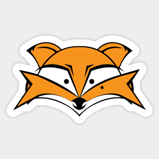 Funky Mr Fox Sticker